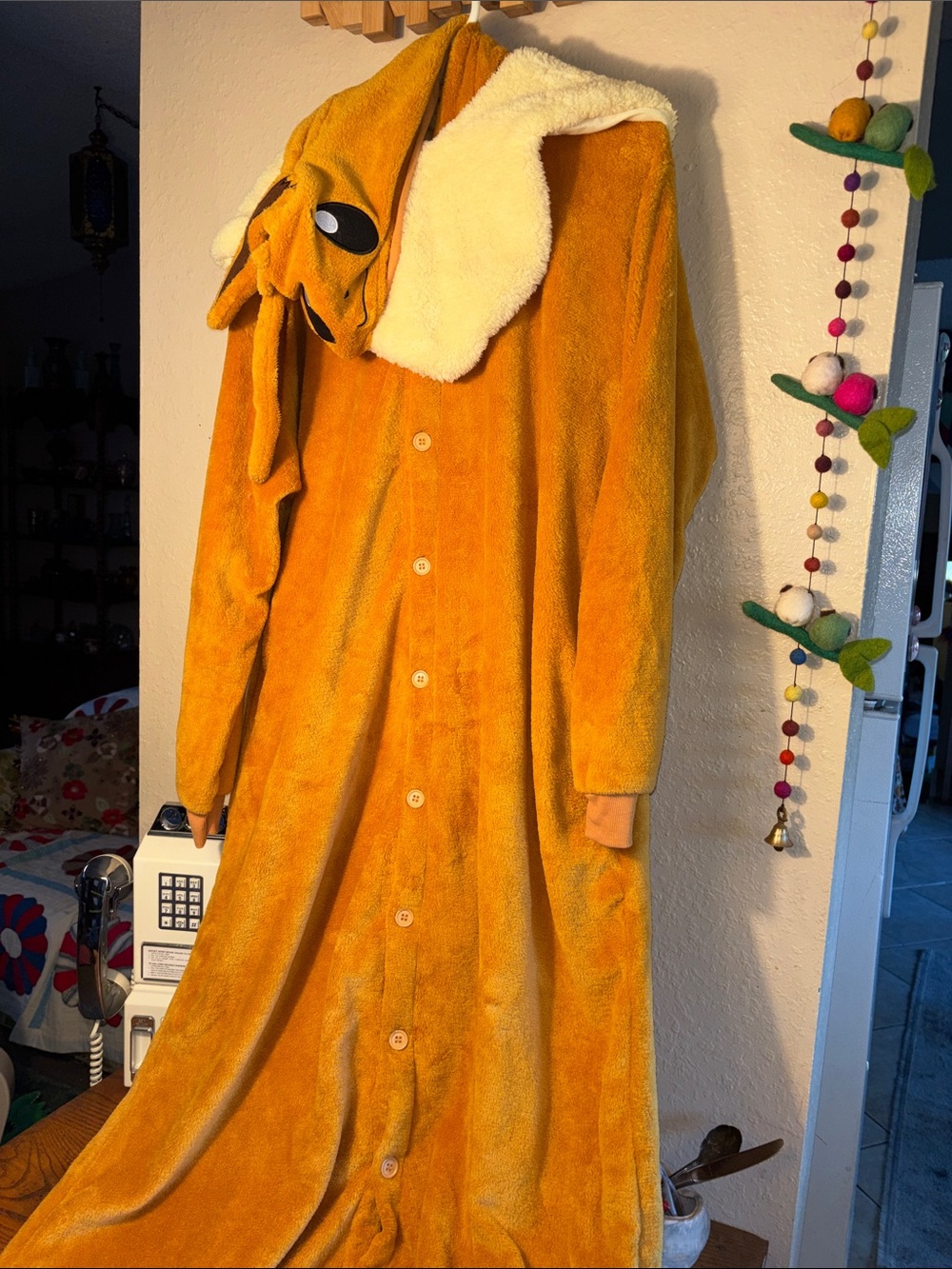 EUC SAZAC Pokémon Eevee Fleece Kigurumi. It is an officially licensed, oversized - Picture 3 of 11